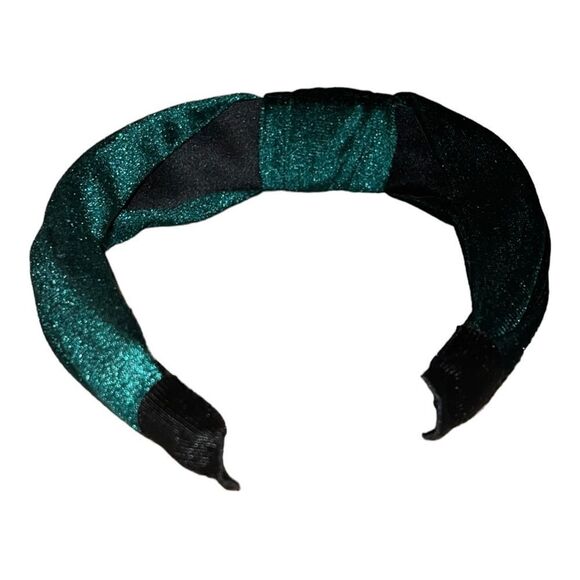 INC International Concepts Velvet Fabric Knotted Headband Green NWOT - Picture 6 of 6